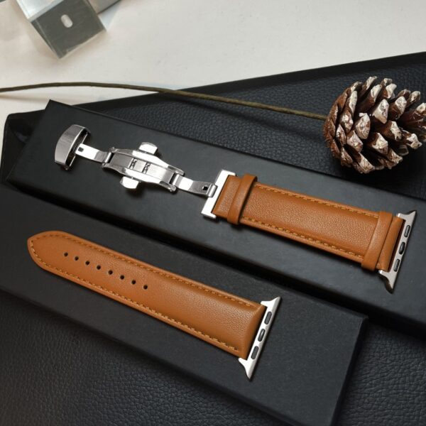 Genuine Leather For Apple watch band 45mm 41mm 44mm 40mm 42mm 38mm 49mm correa bracelet iwatch 5