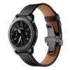 20mm 22mm Leather Band For Samsung Galaxy watch 4 5 Classic Active 2 3 42mm 46mm