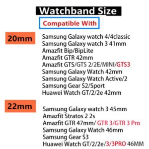 20mm 22mm Leather band For Samsung Galaxy watch Active 2 strap 40 44mm Huawei GT 2 1