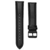 20mm 22mm Quick Release Black Carbon Fiber Leather Watch Strap Band For Galaxy Watch 3 41mm