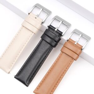 20mm Genuine Leather Strap for Omega Swatch Series Quick Release Replacement Wristband for Omga Swatch Co 3