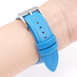 20mm Genuine Leather Strap for Omega Swatch Series Quick Release Replacement Wristband for Omga Swatch Co 4