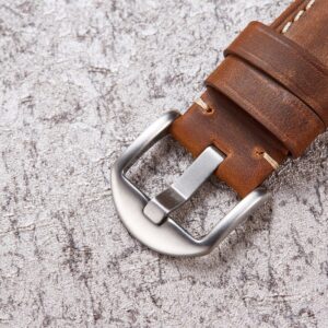 Genuine Leather 22mm 20mm Strap for Samsung Galaxy Watch 5 Pro 45mm 40 45mm Watch 4 2
