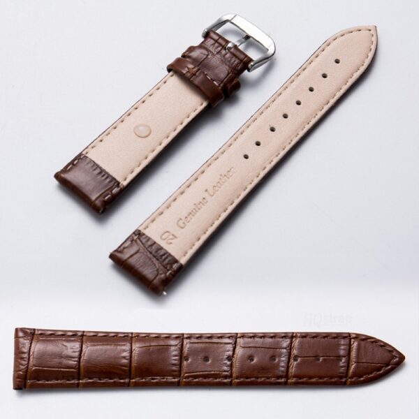 Genuine Leather Band 14mm 18mm 20mm 22mm 24mm Strap for Samsung Watch 5 4 3 45mm 1