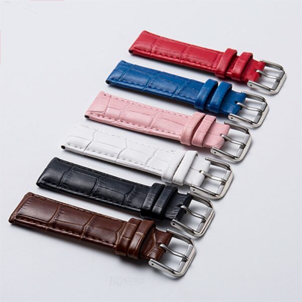 Genuine Leather Band 14mm 18mm 20mm 22mm 24mm Strap for Samsung Watch 5 4 3 45mm 3