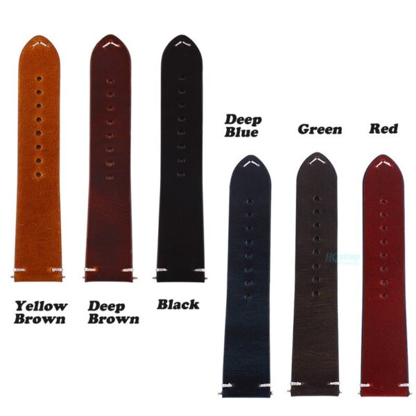 Genuine Leather Watch Band 20mm 22mm 18mm 19mm 21mm 24mm Cow Leather Strap Men Women Business 2