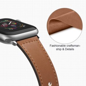 Leather strap For Apple watch band 44mm 40mm 42mm 38mm 45mm 41mm Smartwatch Accessories bracelet iWatch 3