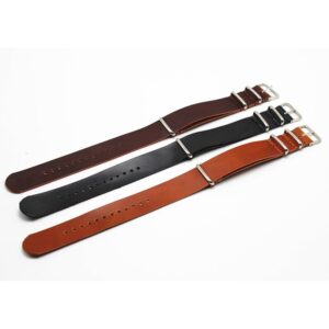 Watch Band Belt Smooth Genuine Leather Soft Strap Stainless Steel Square Buckle Wrist 18mm 20mm 22mm 3